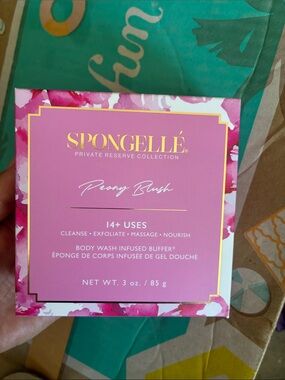 5/$65 Spongelle peony blush 14+ uses 3oz